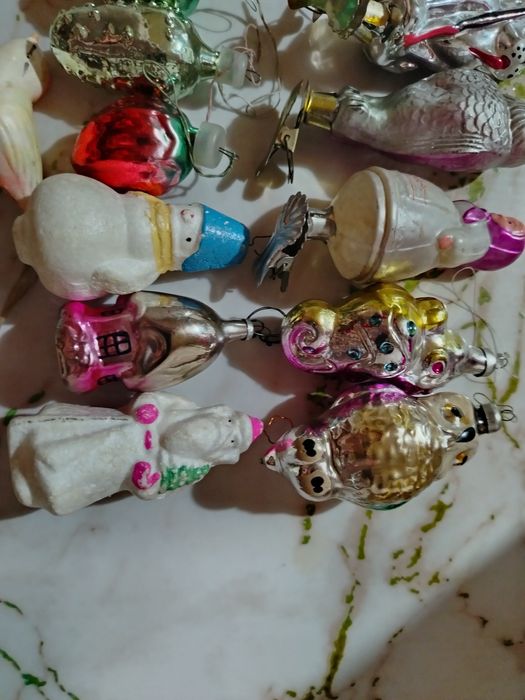 Продам винтажные  ёлочные игрушки
