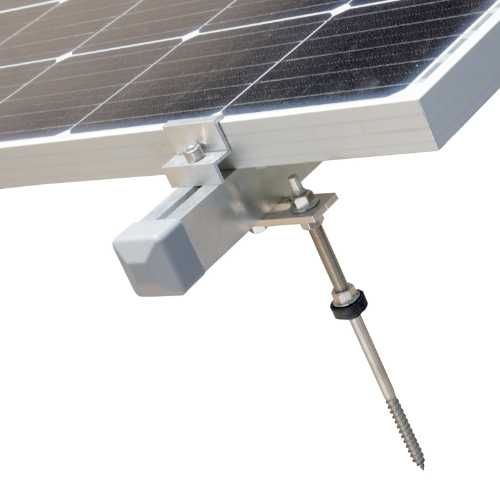 KIT Structura montaj 3 panouri solare fotovoltaice acoperis metalic