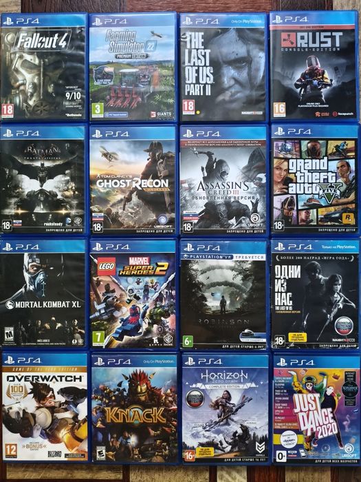 Игры для PS4, PS5, PS VR. Цены в описании