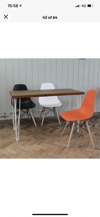 Picioare Hairpin 3 tije (masa cafea, cabinet, living, bucatarie, DIY)