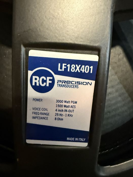 Комплект звука RCF Italy