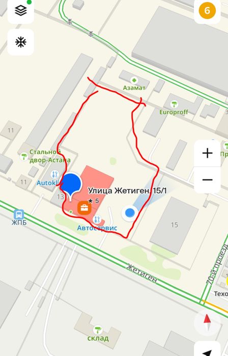 Промбаза с территорией