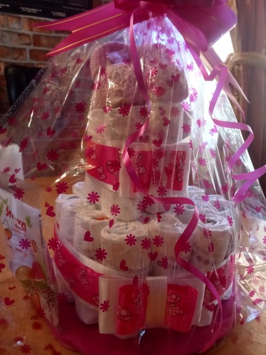 Торт из подгузников