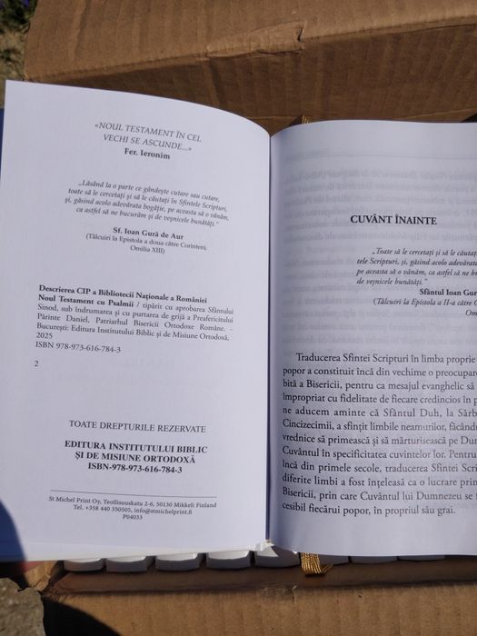 Noul Testament Ortodox Gratuit !