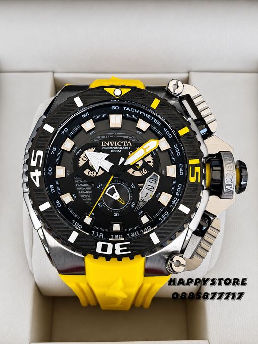 INVICTA Optimus Yellow 66 mm, Инвикта нов мъжки часовник