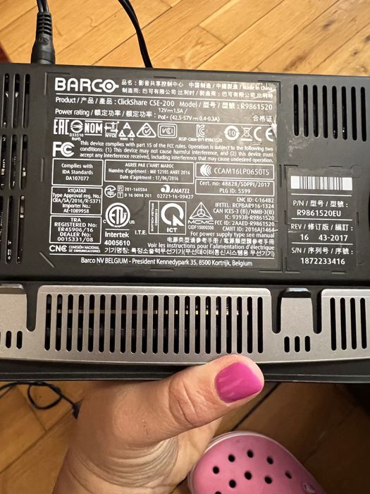 Clickshare CSE-200 -Sistem prezentare wireless Barco