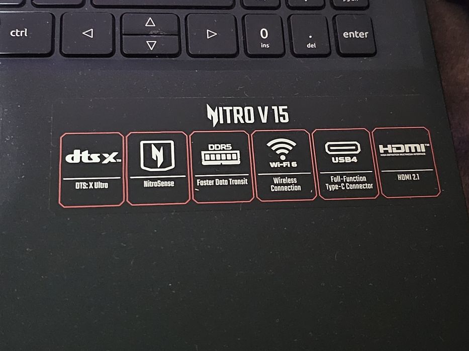 laptop Acer Nitro v15 fullbox