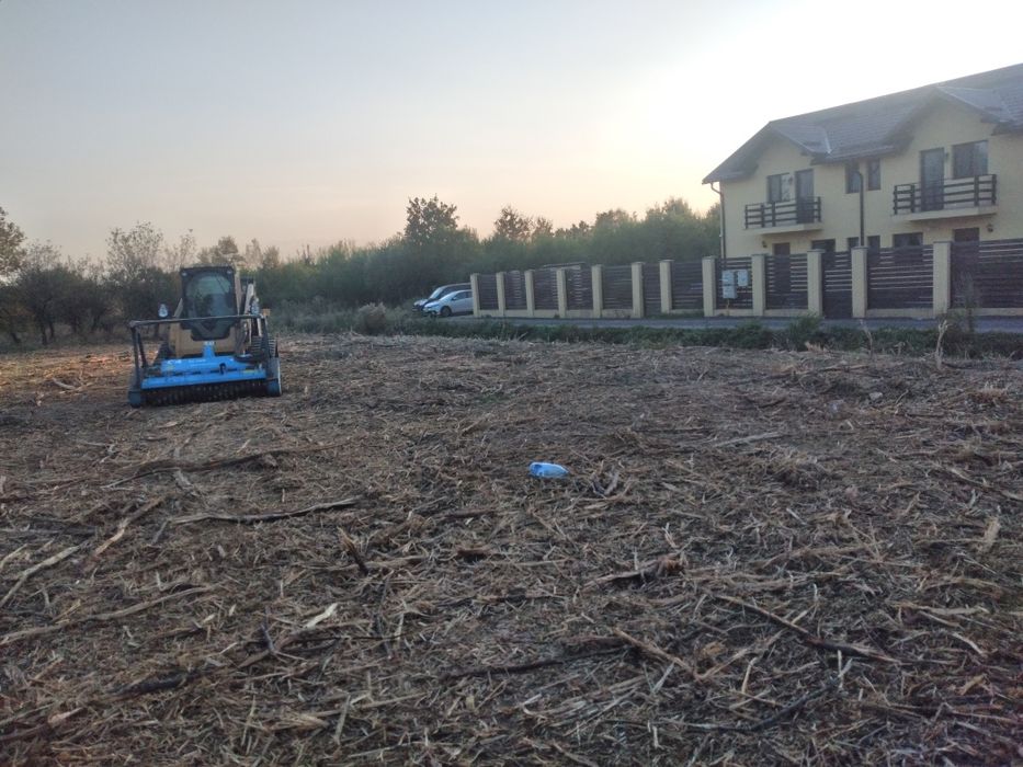 curățare teren defrisari tocator forestier burghiu pământ freză cioate