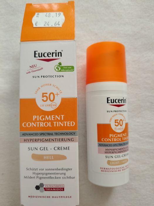 Оцветен гел-крем Eucerin пигмент контрол