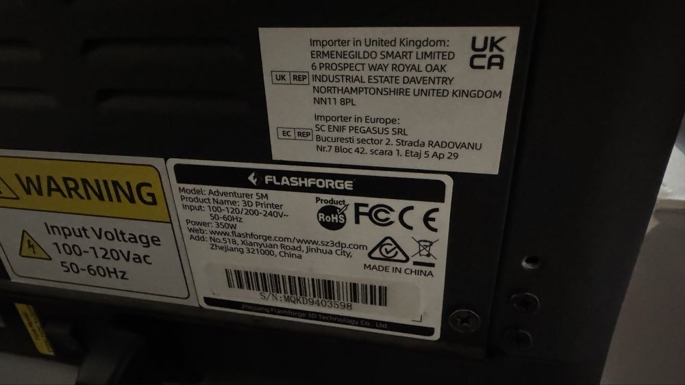 Flashforge Adventurer 5m 3д принтер