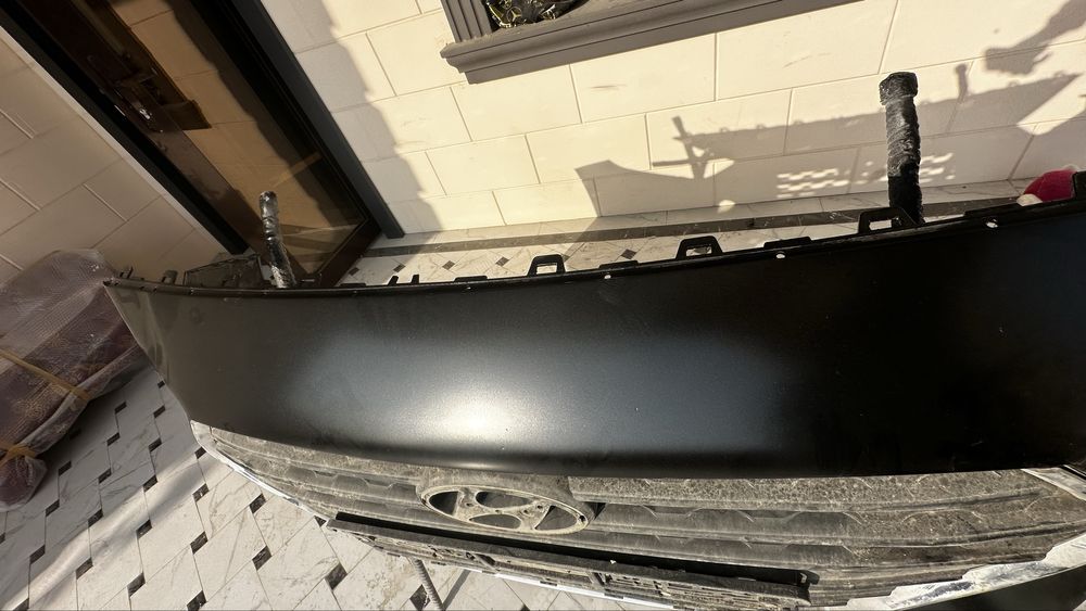 Передний бампер на Hyundai Accent