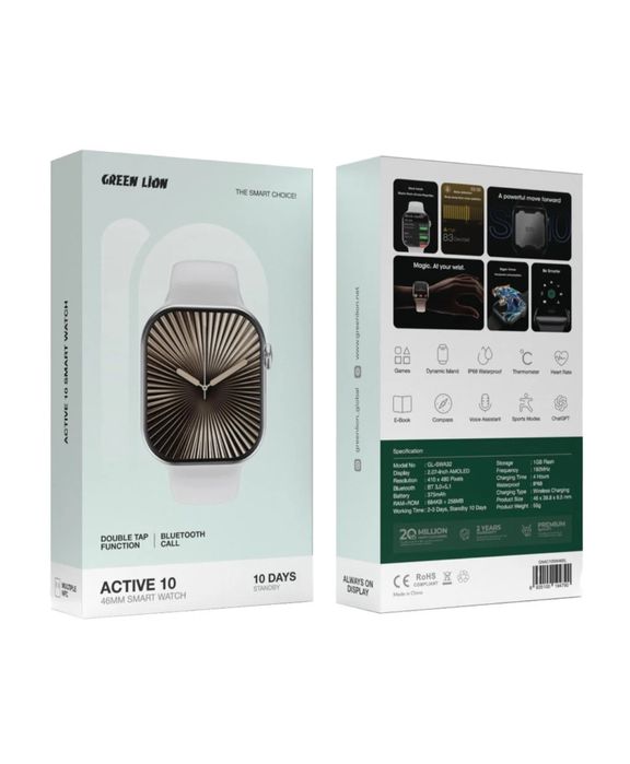 Смарт часы Green Lion 42/46/49mm Apple Watch 11 series