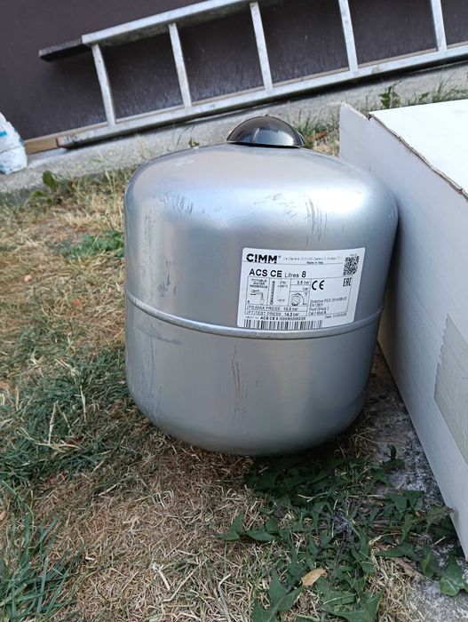 Boiler cu serpentină și vas expansiune