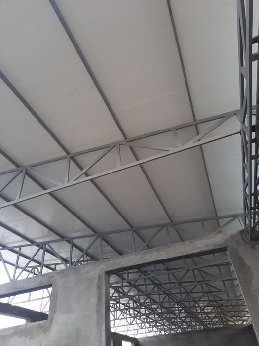 Монтаж под ключ. Монтаж сендвича панеля. Montaj sendvich panel.