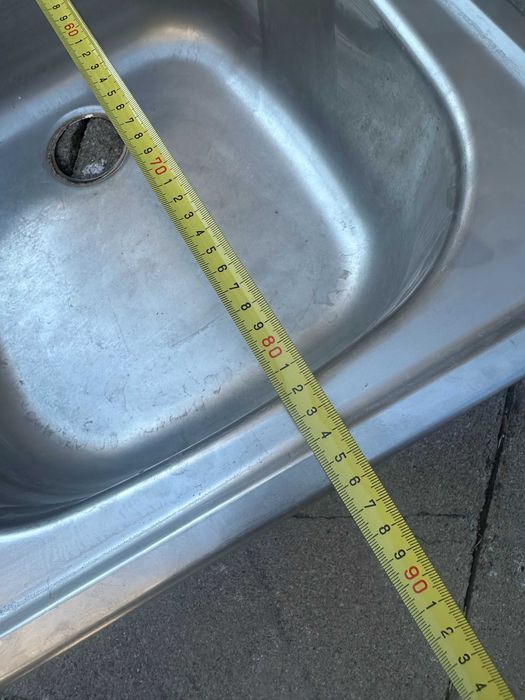 Кухненска мивка алпака за вграждане /употребявана/напълно функционална