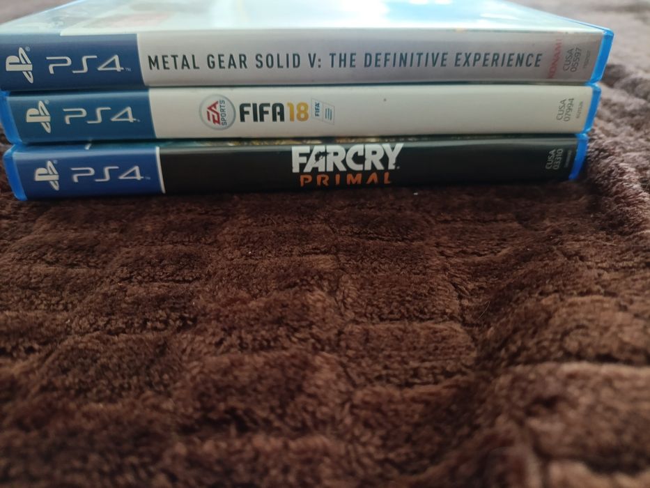 Jocuri PS4, Metal Gear Solid V, Fifa 18, Farcry Primal