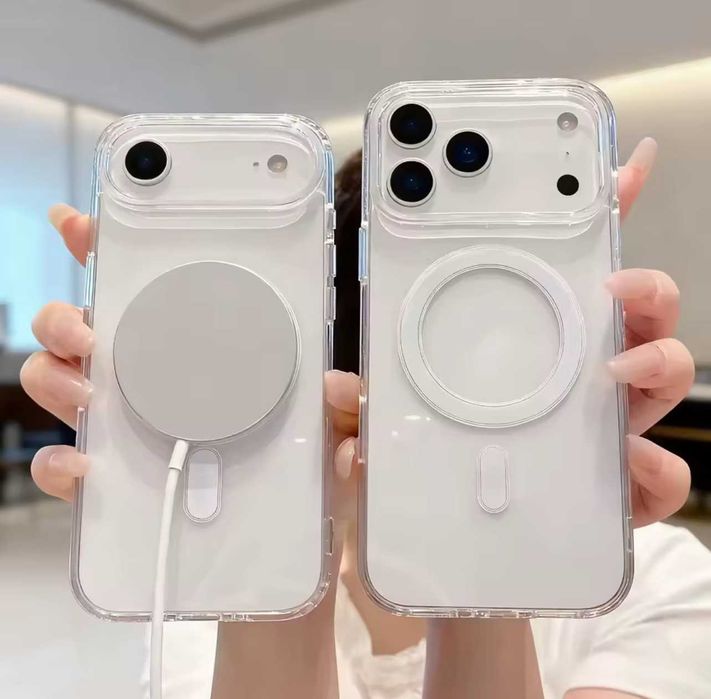 Husa transparenta MagSafe pt iPhone Air / 17 / 17 Pro / 17 Pro Max