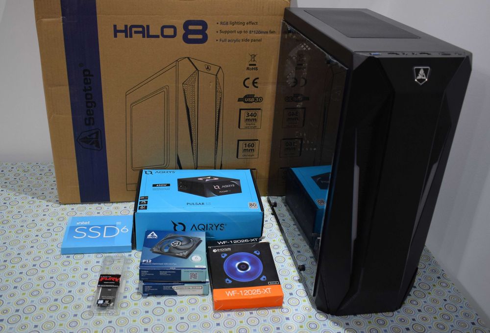 gaming intel 7700 GTX 1660TI 16GB SSD M2 + bonus