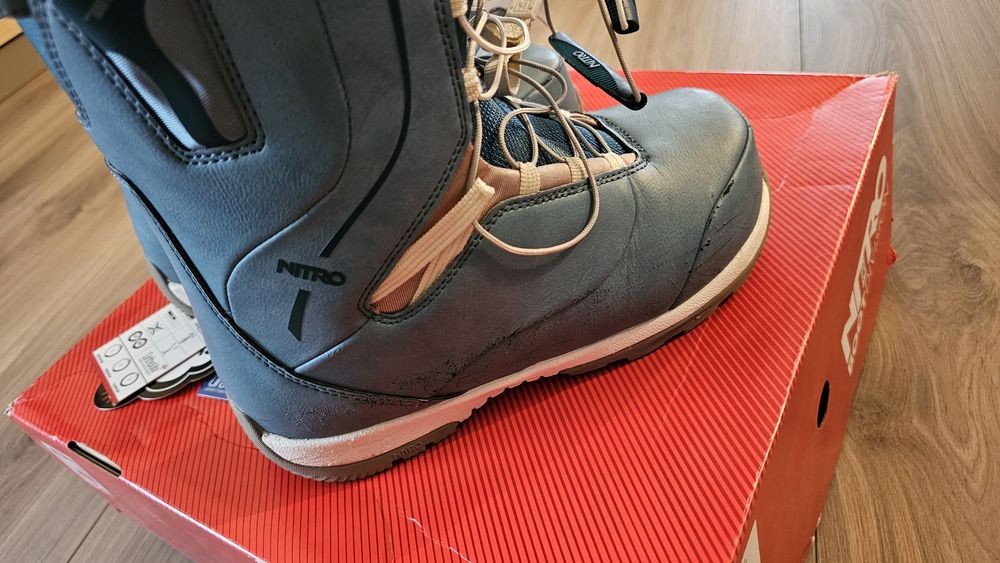 Boots snowboard  Nitro crown TLS, marime38, flex 6 mediu