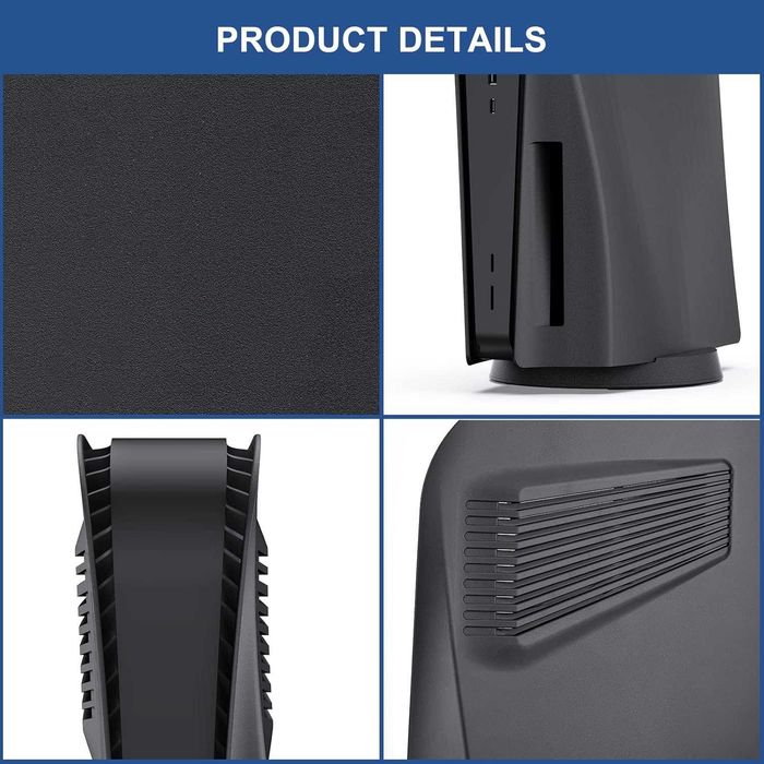 лицеви панели за PS5 Disc Edition innoAura с охлаждащи отвори ABS пластмаса