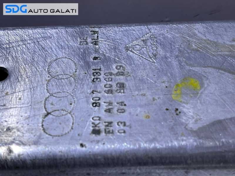Suport Capat Lonjeron Stanga Armatura Intaritura Spoiler Bara Spate Audi A4 B8 2008 - 2015 Cod 8K0807331B