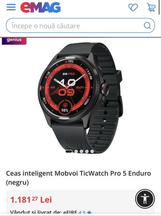 Mobvoi TicWatch Pro 5 Enduro