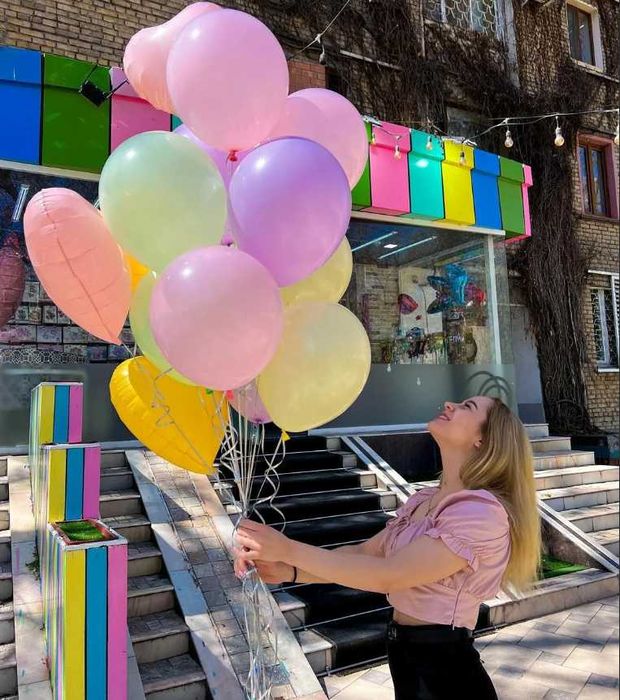 Акция!!! ВОЗДУШНЫЕ ШАРИКИ, Оформление с шарами Uchar Shar+Доставка