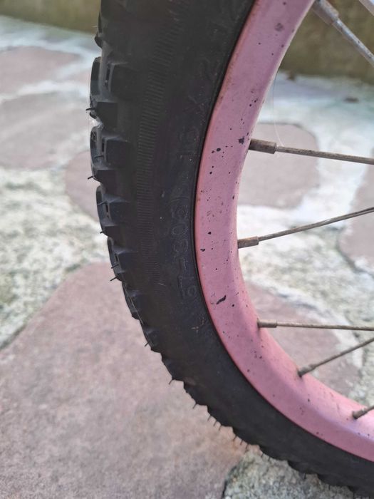 Детски розов велосипед 16 "