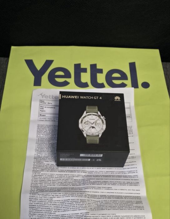 Huawei watch GT 4 | GT4 BT Yettel Гаранция 2025 Green