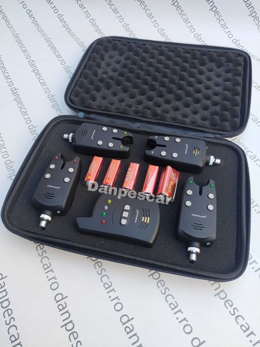 Set 4 Avertizori cu Statie Wind Blade 4culori Mufa Jack+penar model527