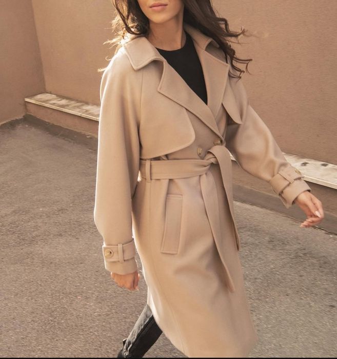 Тренч палто 100%вълна М Verychi