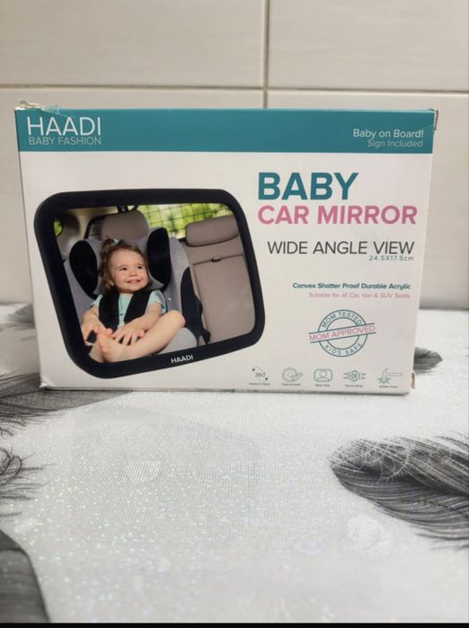 Oglindă 360 grade pentru tetiera spate