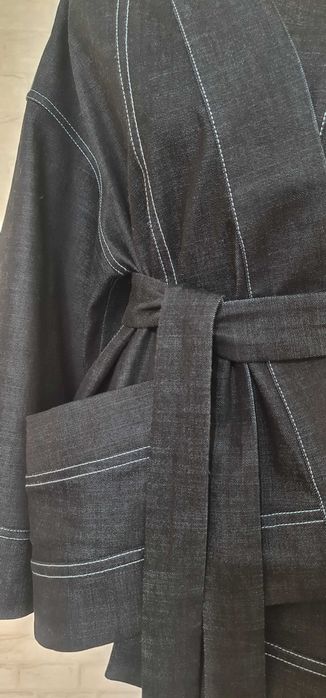 Двустороннее Джинсовое Кимоно