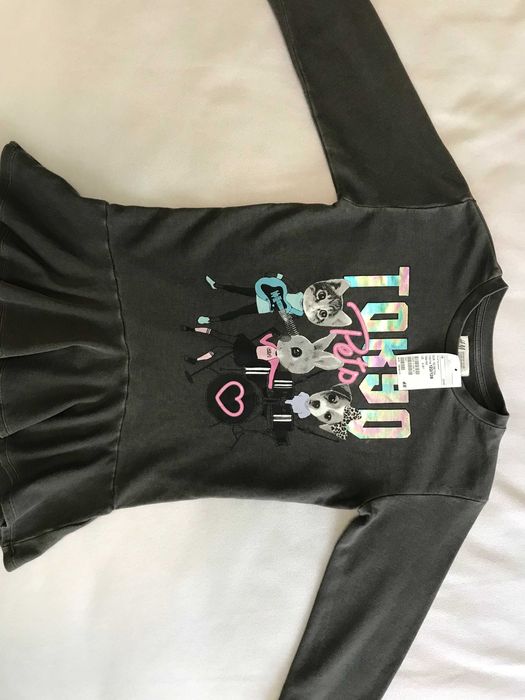 НОВА сладурска дълга блуза-рокля H&M