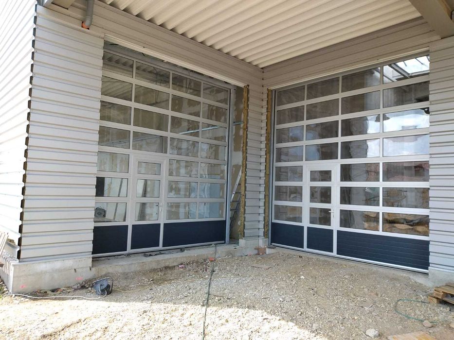 Usi sectionale cu panouri vitrate MARKETROLL