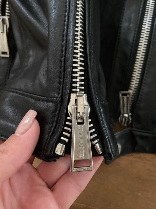 Geaca de piele DSQUARED2, marime M