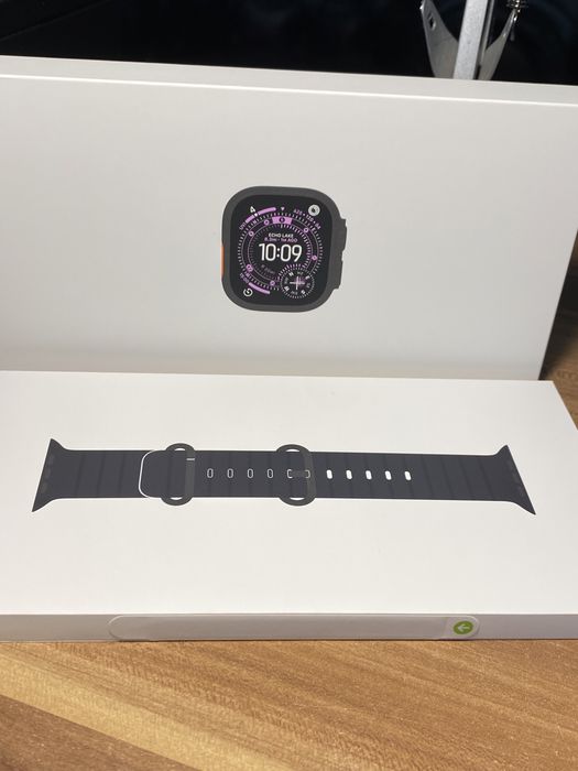 Apple Watch Ultra 3 49 mm, GPS+Cellular, Black Titanium, Sigilat, Cod produs: 6150