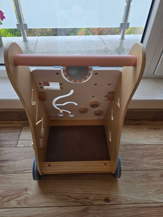 Дървена играчка Moni Toys за прохождане, 12 месеца +