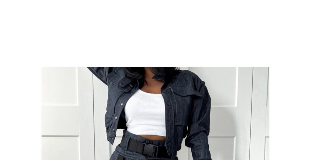 Дамско дънково яке