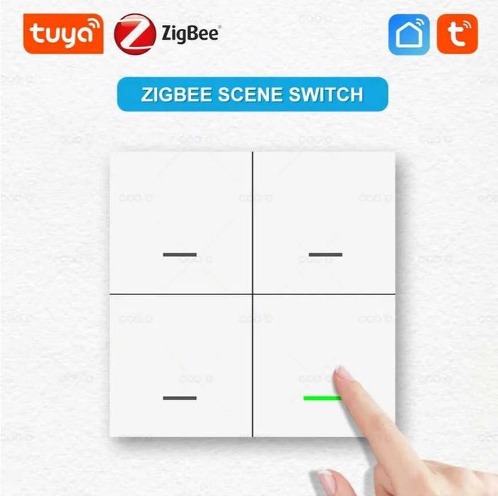 Умная беспроводная кнопка Zigbee