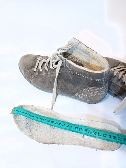 Ghete imblanite Legero piele intoarsa  nr 42 / 8 piele naturala