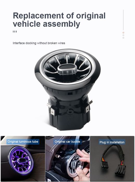 Set grile ventilatie fata si spate Mercedes E Class W213 E Class