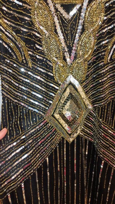 Rochie bijuterie cu paiete si sticla