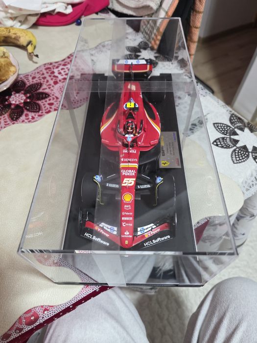 F1 Looksmart 1/18 Ferrari SF-24 Carlos Sainz #55 2nd Austin GP 2024