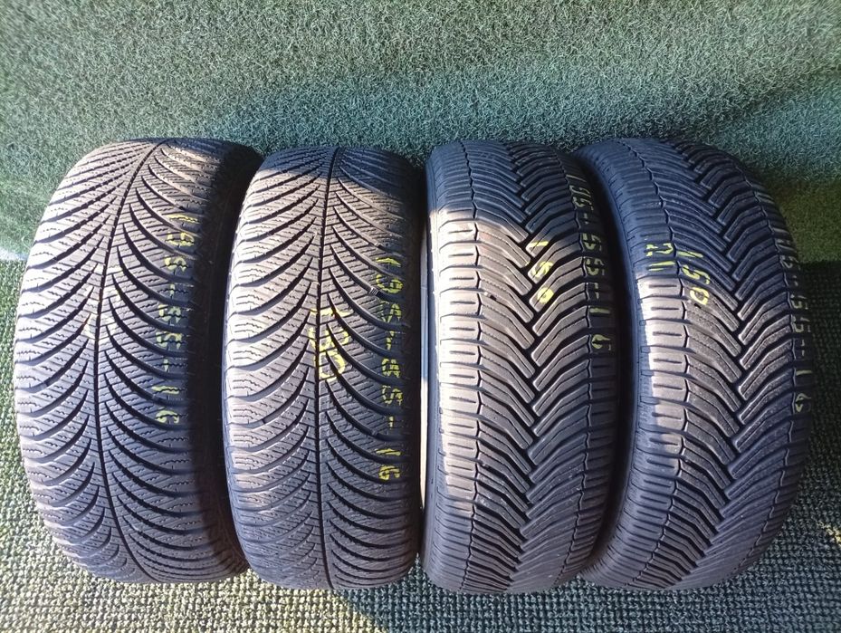 195 55 16 Michelin și Goodyear m+s