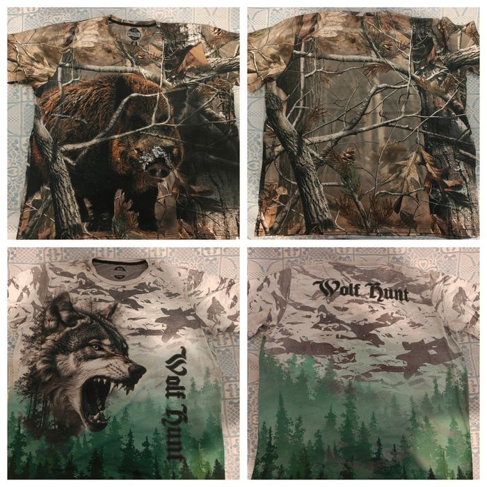 Лот от мъжки тениски (лов и риболов)