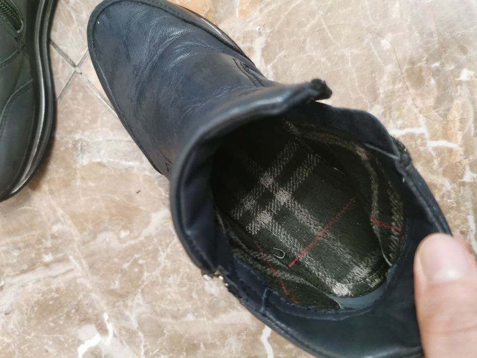 Ботинки демисезонные кожа