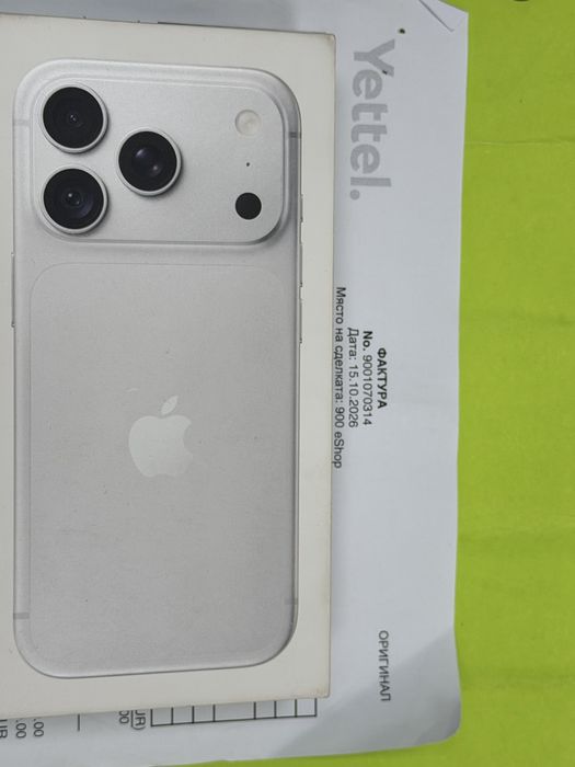 НЕАКТИВИРАН 2TB iPhone 18 Pro Yettel Гаранция до 2030 г. Silver