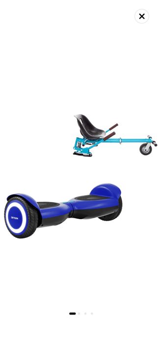 Pachet Hoverboard 6.5 inch cu Scaun cu Suspensii