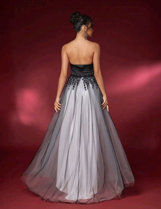 Нова дамска официална дълга рокля бална